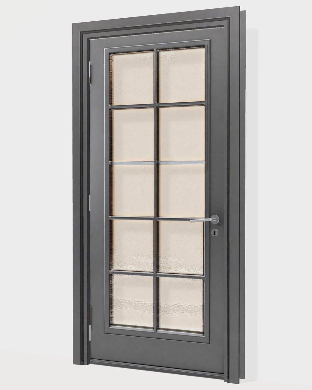 Qara 10 Şüşəli — 3D modelin 3/4 görünüşü