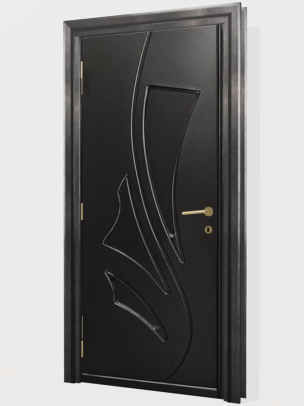 qara — 3D modelin ön görünüşü